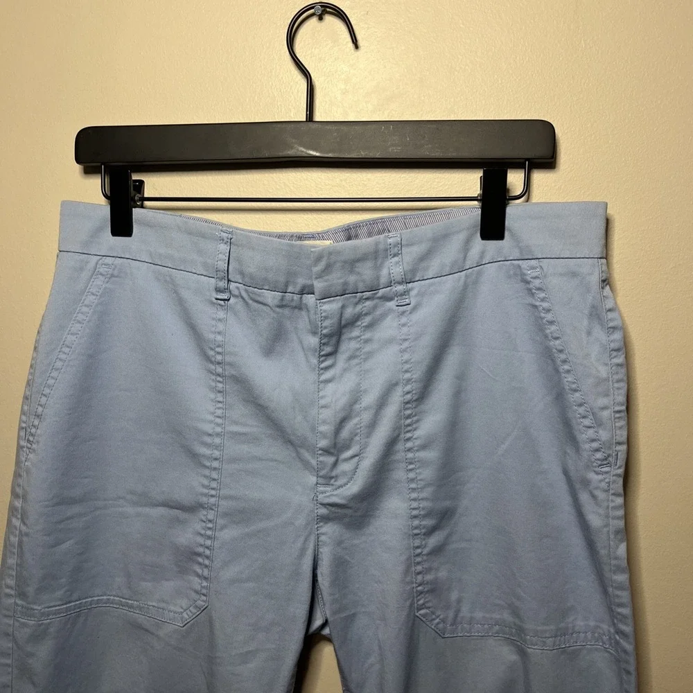 J. Crew Women's Slim Boyfriend Chino Pants Light Blue Tag Size 29, Fits 34‎